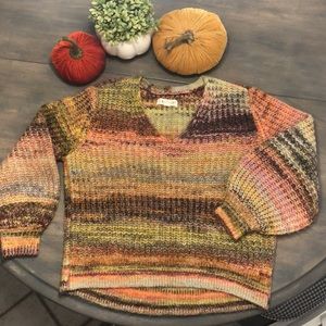 Loft Lou & Grey space dye sweater. V-neck XS. Super cozy.